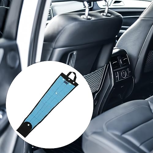 X AUTOHAUX Multifunction Car Back Seat Umbrella Storage Holder Hanging Blue - Image 2