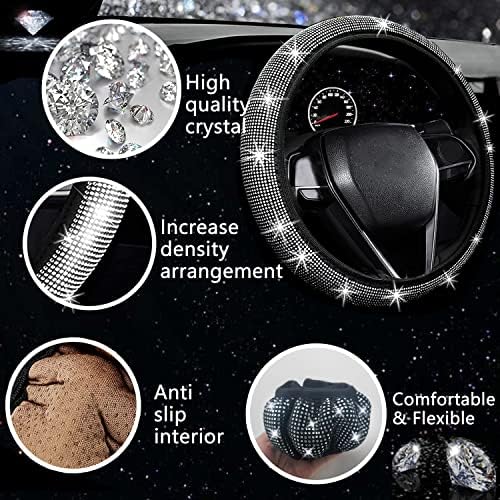 NBTEPEM 27 PCs Bling Car Accessories Set - Image 3