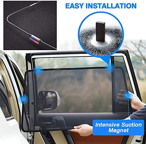 Powerty Car Window Shades for Toyota RAV4 2019-2025 Accessories Side Rear - Image 2