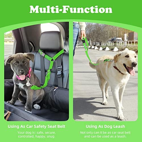 BWOGUE Dog Seat Belt for Car, Headrest Restraint Lead, Non-Elastic - Image 6