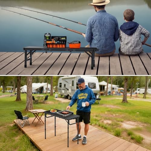 VINTEAM Tri-Folding Camping Table - Image 4