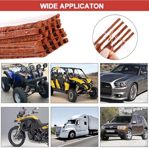100 Pcs Tire Repair Plugs, Tire Repair Gum - Image 3