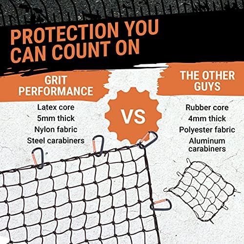 Truck Bed Cargo Net – 4 x 6 Foot, Heavy-Duty Elastic Mesh - Image 5