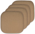 Sweet Home Collection 4 Pack Memory Foam Honeycomb Nonslip Back 16" x16" by SweetHomeCollection