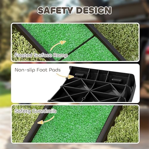 PawHut Folding Dog Ramp, 61 Inches Portable Pet Ramp - Image 6