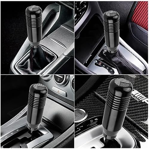 1 PC Comfort Grip Shift Knob, 3.34" x 1.18" American Flag Alloy Shifter - Image 6