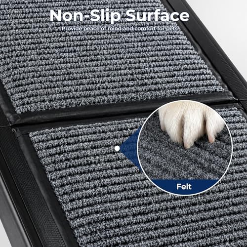 Dog Stairs for Car, 70.8" L× 19.6" W Dog Ramp for Large Dogs - Image 2