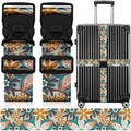 2 Pack Luggage Straps for Suitcases, Adjustable Travel Belt by ZHOMA