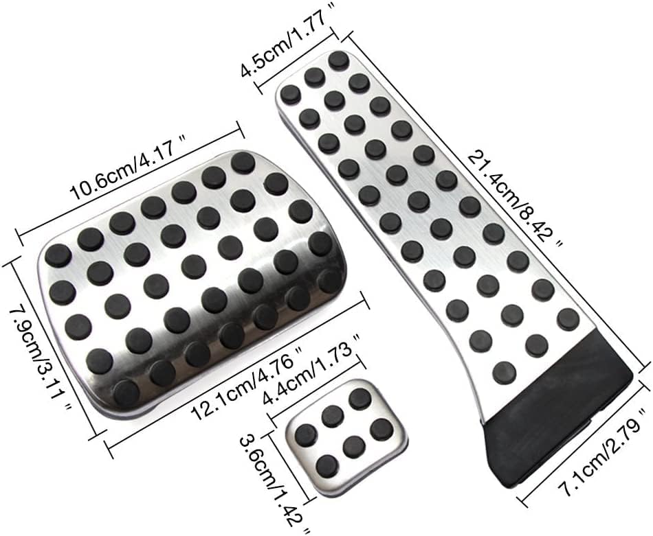 Non Slip Gas Brake Pedal Cover Aluminum Compatible - Image 4