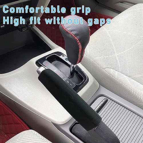 Ziciner Car Handbrake Cover, Elastic Anti-Slip Silicone Auto Shifter Protector - Image 4