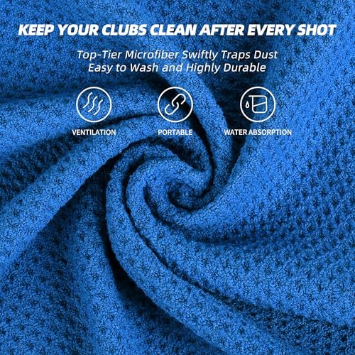 Mile High Life Microfiber Golf Towel 3 Pack Waffle - Image 4
