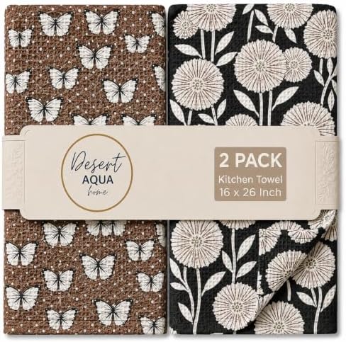 Kitchen Towels, Dish Towels for Kitchen by DesertAqua