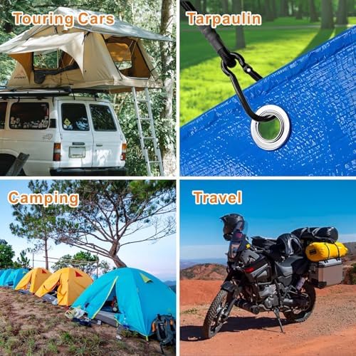 BEXSLE 80in 4 Pcs Bungee Cords - Image 6