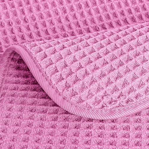 POLYTE 430 GSM Poly Blend Microfiber Quick Dry Waffle Hand Towel, 16x30 in - Image 5