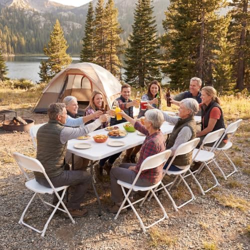 DUMOS 8 FT Folding Picnic Table - Image 2