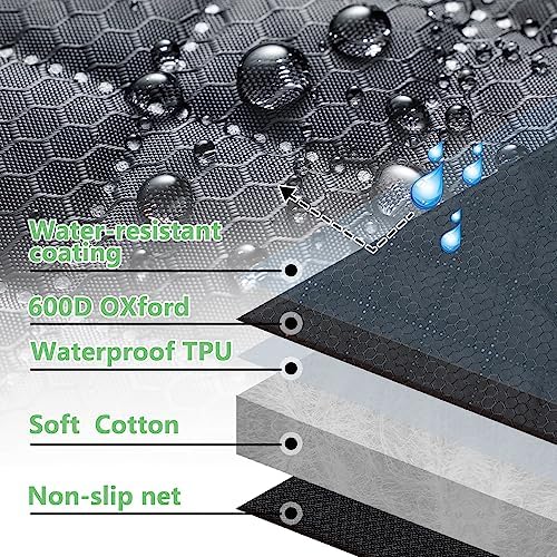 Vailge 100% Waterproof Convertible Dog Car Seat Covers, 100% Waterproof Dog - Image 3