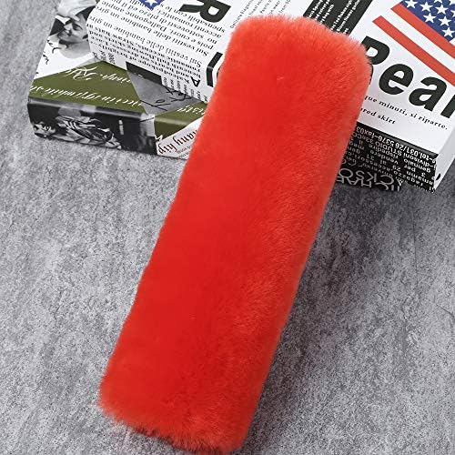 OGLAND 2 Pack Sheepskin Car Seat Belt Cover Pads | Wool Seatbelt Cushions - Image 4