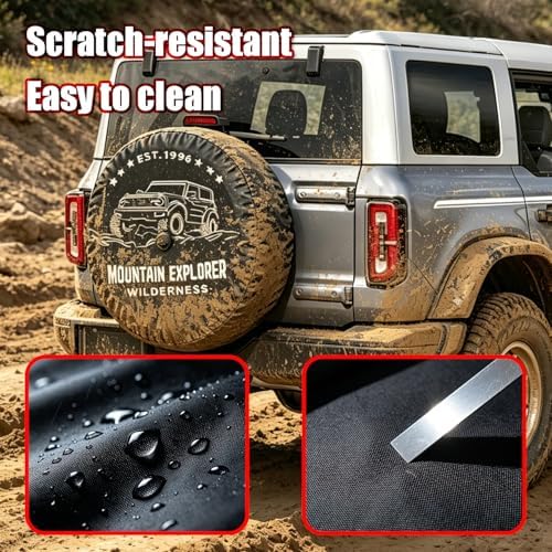 Spare Tire Covers for Ford Bronco 2021-2026, - Image 4