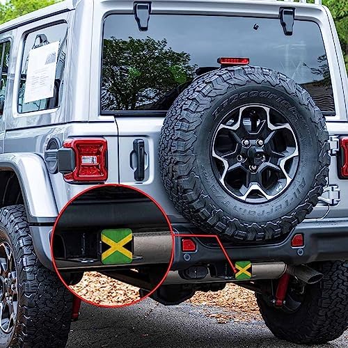 Jamaica Flag Trailer Hitch Covers Jamaican National Flag Heavy Duty Receiver - Image 7