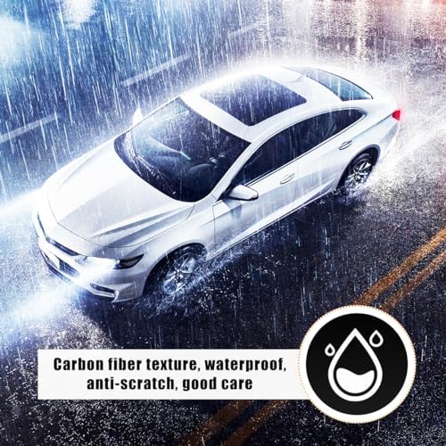 Ohleats 4 PCS Car Door Sill Protectors, Anti Scratch Carbon Fiber Auto - Image 6