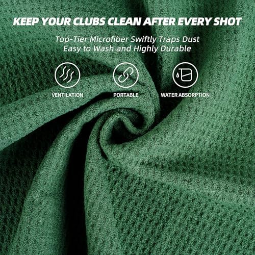 Mile High Life Microfiber Golf Towel 3 Pack Waffle - Image 4