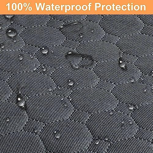 Mancro Dog Car Seat Cover for Back Seat, Waterproof Dog Hammock for Car - Image 3
