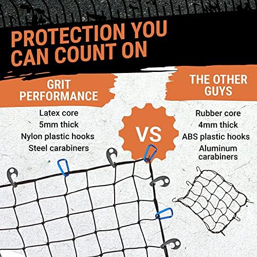 Truck Bed Cargo Net – 3 x 4 Foot, Heavy-Duty Elastic Mesh - Image 5