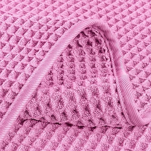 POLYTE 430 GSM Poly Blend Microfiber Quick Dry Waffle Hand Towel, 16x30 in - Image 4