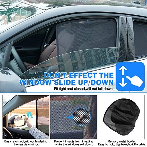 Powerty Car Window Shades for Toyota RAV4 2019-2025 Accessories Side Rear - Image 4