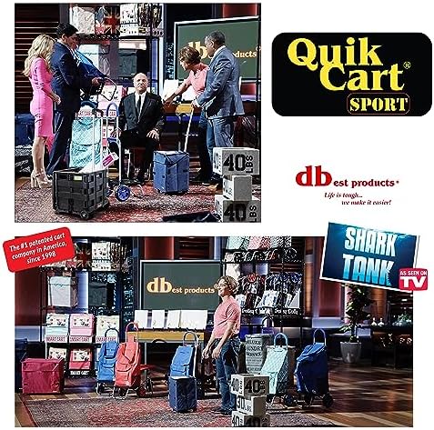 dbest Products Quik Cart Sport Collapsible Rolling Crate on Wheels - Image 5