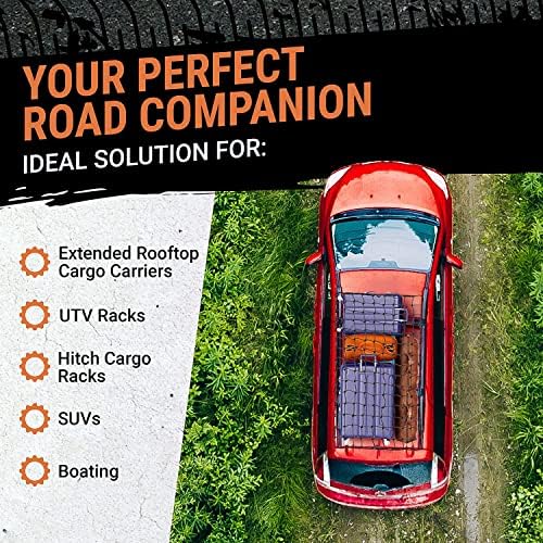 Truck Bed Cargo Net – 3 x 4 Foot, Heavy-Duty Elastic Mesh - Image 6