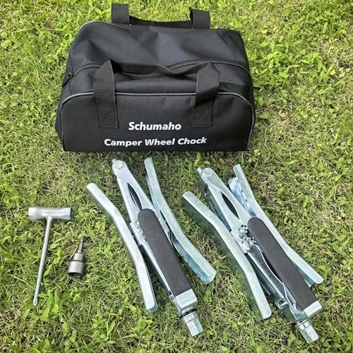 Camper Wheel Chock, 2 Sets of Tire Lock Chocks - Image 5
