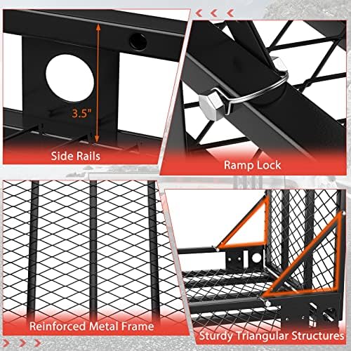 Goplus Mobility Scooter Carrier, 50” x 29.5” Folding Wheelchair Carrier - Image 5