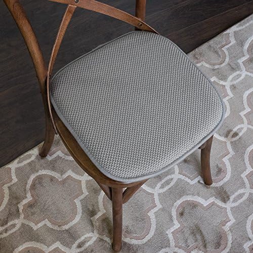 Sweet Home Collection Cushion Memory Foam Chair Pads Honeycomb Nonslip Back - Image 5