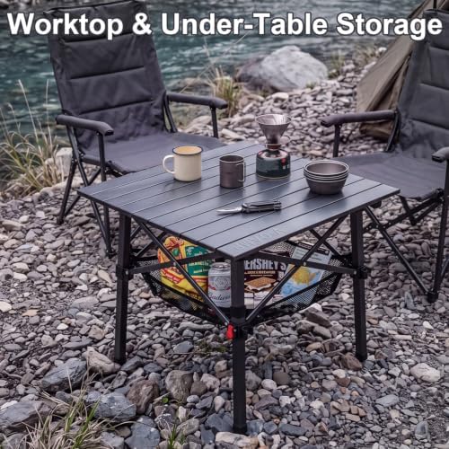 Folding Camping Table, Portable Lightweight Beach Tables - Image 3